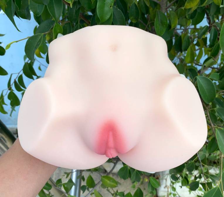 Mông Giả Silicon Nguyên Khối 1.5kg Cô Nàng Mới Lớn - 2 Lỗ Siêu Khít Siêu Mềm Chân Thật